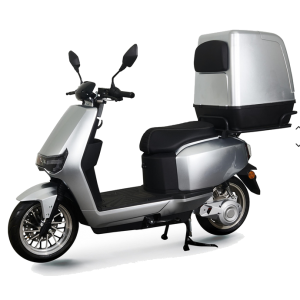 Elektrnis motoroleris E-GO S21 1500W Li-ion su picų dėže pilkas